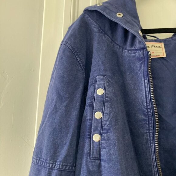 NWOT We The Free Surplus Future Parka Jacket Blue Sz XL - Picture 5 of 9